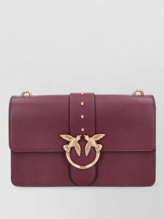 Pinko love bag leather clutch bag