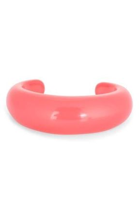 Leith Puffy Cuff Bracelet in Coral at Nordstrom Rack