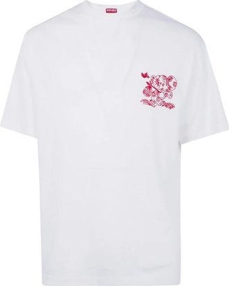 Kenzo T-Shirts - Heren - T-shirts - Wit - XL - Tops