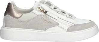 Twinset Sneakers - Dames - Sneakers - Wit - 40 EU - Leer - Schoenen