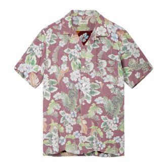Hartford New Palmito Hawaii Shirt - Heren - Korte mouwen Overhemden - Veelkleurig - L - Rayon - Overhemden