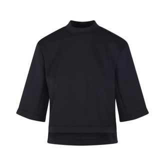 Moncler Dames, Tops, Zwart, Maat: XS Katoen