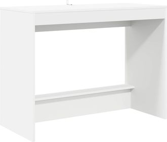 vidaXL Escritorio De Cama Blanco Madera De Ingenier&iacute;a 100 X 45 X 75 Cm Vidaxl