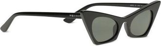Alexander McQueen Womens Black Plastic Sunglasses