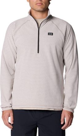 Mountain Hardwear Summit Grid Half-Zip in City Fog at Nordstrom, Size Xx-Large