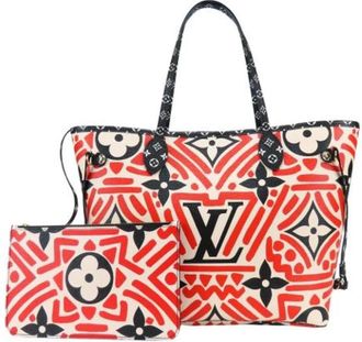 Louis Vuitton Tweedehands Canvas Louis Vuitton tassen - Dames - Vintage Shopper - Rood - ONE Size - Vintage