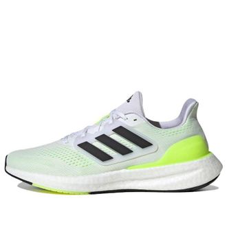 adidas PureBoost 23 Shoes Cloud White Black Lucid Lemon IF2379