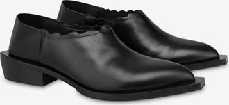 Moschino Shootie Cuban Heel - Nero