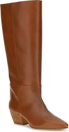 Forte_Forte Womens High Leather Boots Cuoio