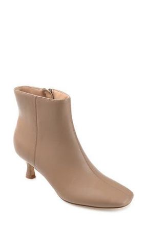 Journee Collection Kelssa Bootie in Taupe at Nordstrom Rack, Size 8.5