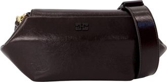 Ganni Bou East West Crossbody Bag - Bags - Mujer - Marr&oacute;n - ONE SIZE
