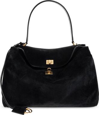 Balenciaga Rodeo Medium Bag - Dames - Handtassen - Zwart - ONE Size - Leer - Tassen