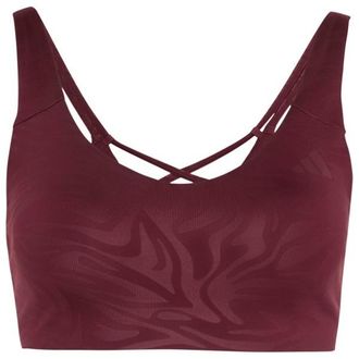 adidas All Me Essentials Graphic Light Support Sport-BH f&uuml;r Damen | rot