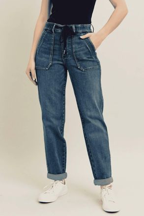 Judy Blue High Waisted Jogger - Plus In Dark Blue