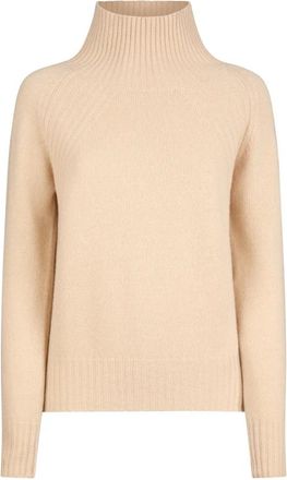 Dondup Truien & Vesten, Dames, Beige, M, Turtleneck Sweaters in Zandkleur