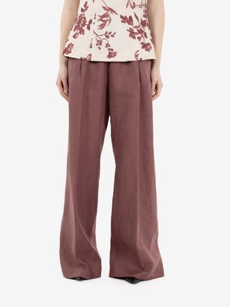 Semicouture Pantalone Jhonny bordeaux