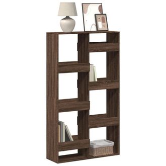 Berkfield Home Bookcase Brown Oak 100x33x175 cm Engineered Wood | Size: 100 x 33 x 175 cm