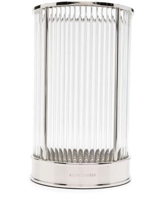 Ralph Lauren Home Portacandela Allen piccolo (27,9 cm x 15,2 cm) - Bianco