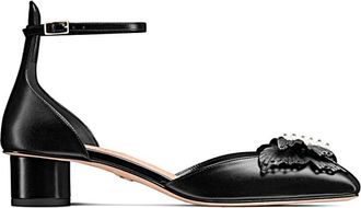 Dior Elegante Decollete Schoenen - Dames - Pumps - Zwart - 39 EU - Leer - Schoenen