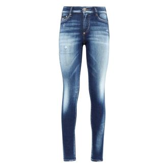 Philipp Plein Dames, Jeans, Blauw, Maat: W30 Denim