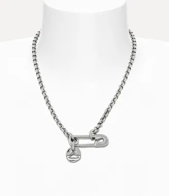 Vivienne Westwood Man Imogene Necklace Silver Men