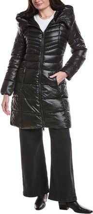 Kenneth Cole Soft Belted Puffer Coat