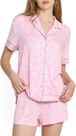 Honeydew Intimates All American Shortie Pajamas in Wistful Daisies at Nordstrom, Size X-Small
