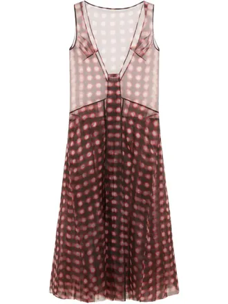 16Arlington Morfyd midi-jurk - Rood