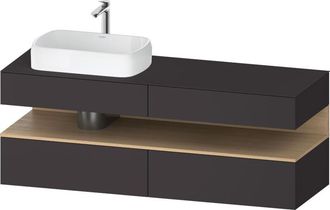 Duravit Qatego Consola Mueble Bajo Lavabo, 2 Extensiones, 2 - Duravit