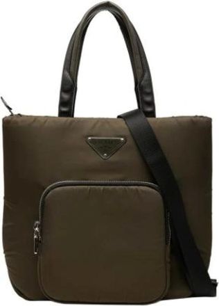 Prada Pre-owned Tote Bags, female, Green, Size: ONE SIZE Pre-owned Vintage Tote Bag