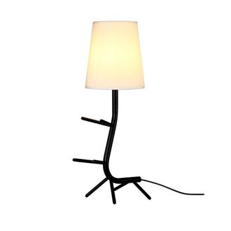 Netlighting Centipede Table Lamp With Shade 1 x E27 Black White