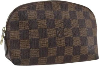 Louis Vuitton Pre-owned Clutches, female, Brown, Size: ONE SIZE Pre-owned Vintage Leather Clutch