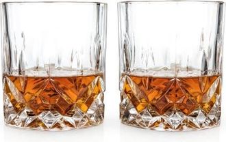 Viski Admiral Crystal Rocks Glasses in Clear at Nordstrom