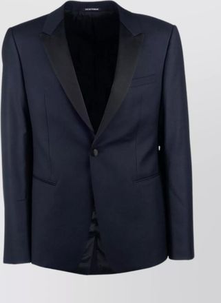 Emporio Armani jackets with back vent and buttoned cuffs