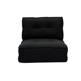 Miliboo Sill&oacute;n Cama De 1 Plaza De Tela Negra Sally