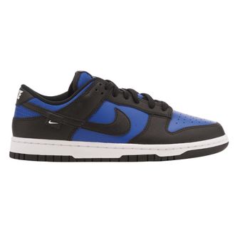 Nike Mens Dunk Low Dark Blue Sneakers Leather - Size UK 7.5