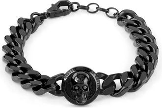 Philipp Plein 3D Skull Bracelet - Heren - Armbanden - Zwart - ONE Size - Accessoires