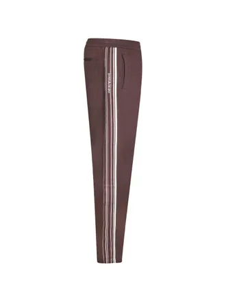 Emporio Armani Side-Stripe Cotton Joggers - Brown