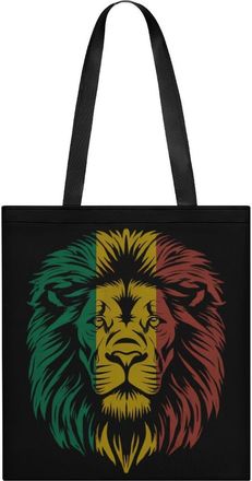Generic Lion Reggae Jamaica Tote Bag for Women Men Shoulder Bags Purses Pouch Handbags