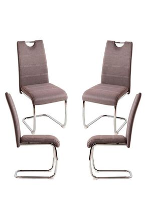 Regalos Miguel Regalos Miguel - Packs Sillas Comedor - Pack 4 Sillas Hallen Tela - Gris