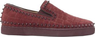 Christian Louboutin Mens Suede Low Sneaker (Authentic Pre-Loved)