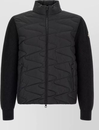 Moncler quilted padded cardigan