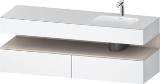 Duravit Qatego Lavabo Encastrado Con Base De Lavabo Consola, - Duravit