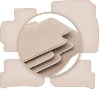 OEM Alfombrillas Premium Beige Para: Mitsubishi Space Star Ii Hatchback 2013