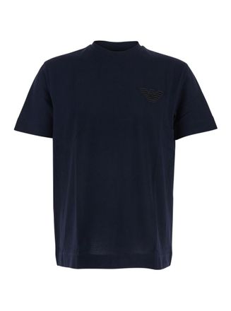 Emporio Armani Navy Blue Logo T-Shirt