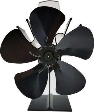 OEM Ventilador De Estufa De Le&ntilde;a De 5 Aspas Con Term&oacute;metro, Ventilador T&eacute;rmico Para Chimeneas De Le&ntilde;a, Gas Y Le&ntilde;a