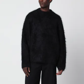 S&eacute;fr Maglione Haru nero in alpaca