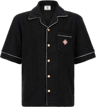 Casablanca toweling monogram shirt