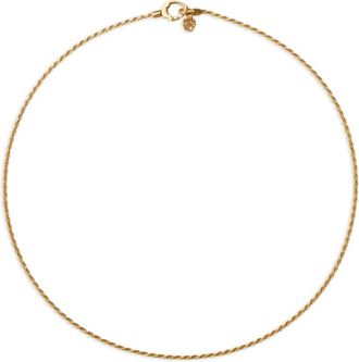 Burberry shield lock necklace - women - Gold Plated Brass - 58