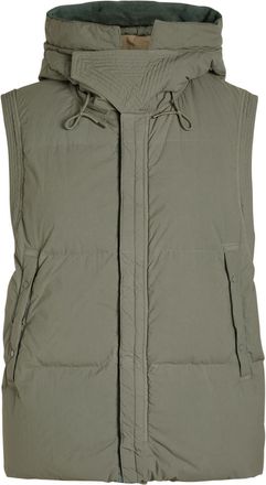 Ten c Ten C Boreal Padded Hooded Shell Gilet - Grey - 52 (UK42 / XL)